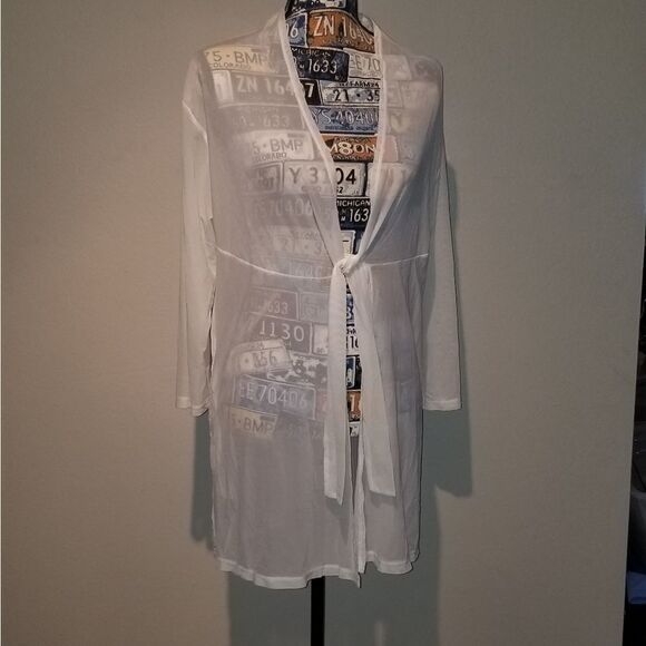 White cover up by J Valdi size L - Picture 1 of 9